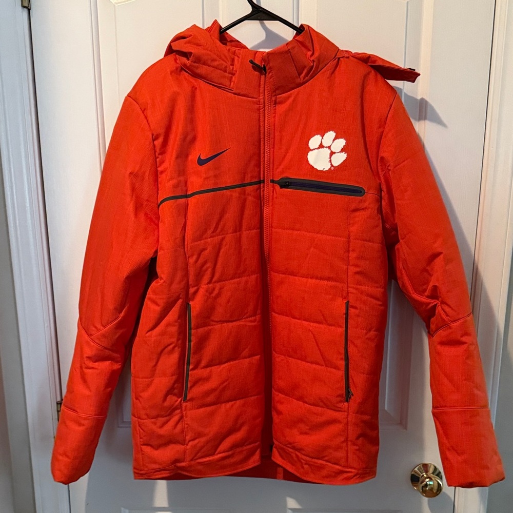 Nike Bright Orange Puffer Jacket